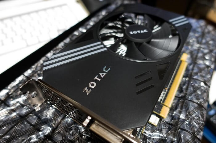 The Zotac GeForce GTX 1050 Ti 4GB OC Edition